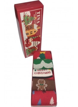 Set de 5 sosete, Santa Present, Copii, Mouse 2 X Mr. Cookie Caro